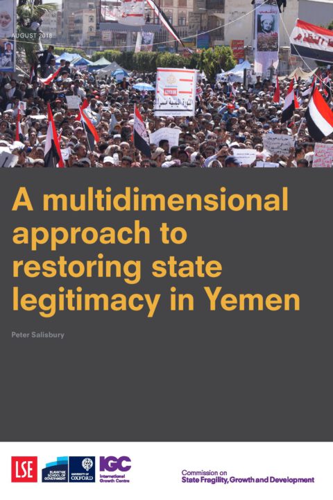 A multidimensional approach to restoring state legitimacy in Yemen