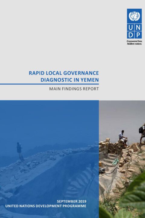 Rapid local governance diagnostic in Yemen