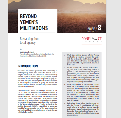 Beyond Yemen’s Militiadoms – Restarting from local agency