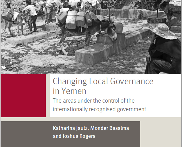 Changing Local Governance in Yemen The areas under the control of the internationally recognised government